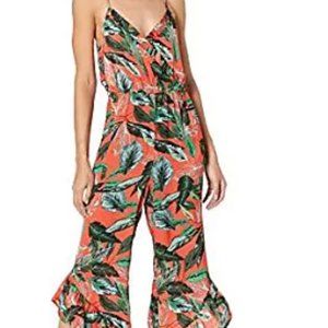 NWT SugarLips Red patterned Jumpsuit